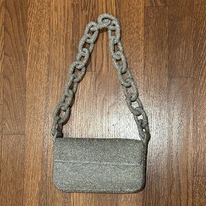 Anthropologie Fiona Beaded Chain Bag